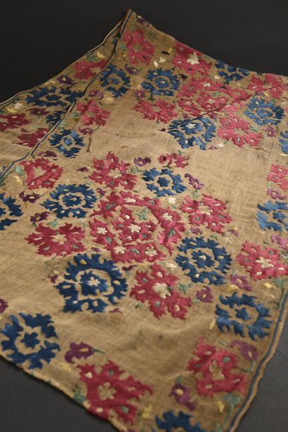 Tensifa, broderie d'Alger, XVIIIe siècle,...