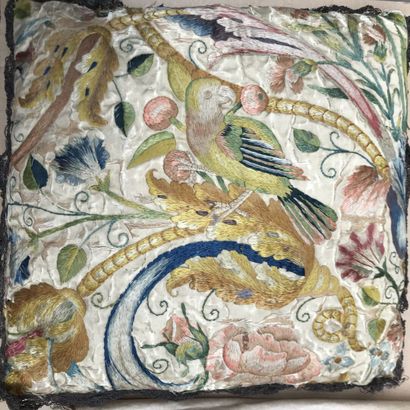 Broderie, Italie, milieu du XVIIe siècle,...