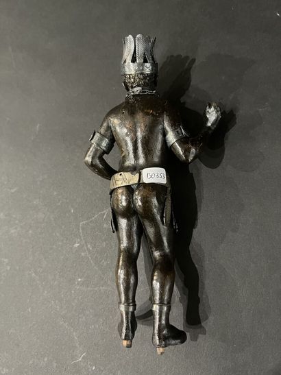 Maure vêtu d'un pagne 
Bois sculpté, XVIIIe...