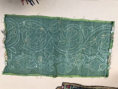 Deux documents de broderies, début du XVIIe...