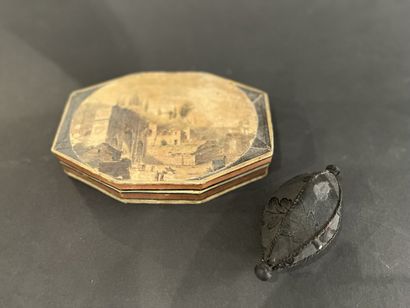 Petite boîte à friandises, début du XIXe...