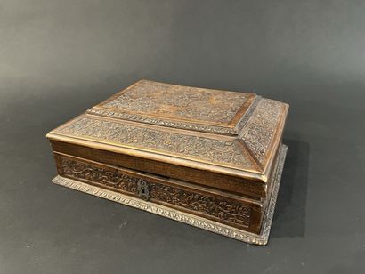 Coffret en bois de Sainte-Lucie, fin du XVIIe-début...