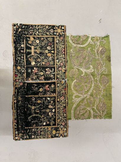 Deux documents de broderies, début du XVIIe...