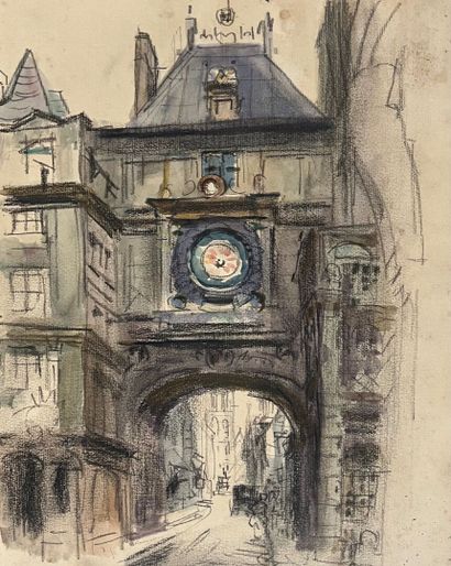 Eugène Véder (1876-1936)
Lot de 14 dessins
Bayeux,...