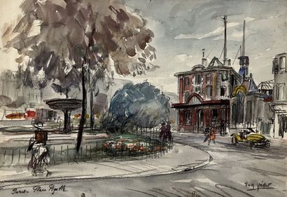 Eugène Véder (1876-1936)
Lot de six dessins...