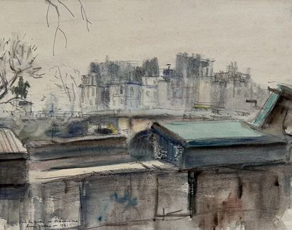Eugène Véder (1876-1936)
Lot de quatre dessins...