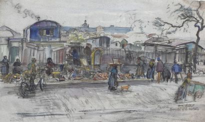 Eugène Véder (1876-1936)
Lot de trois dessins...