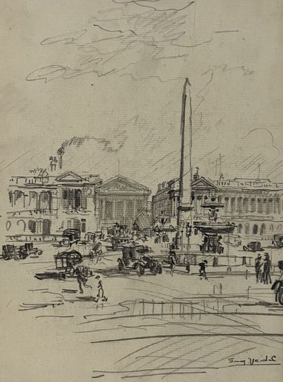 Eugène Véder (1876-1936)
Lot de six dessins...