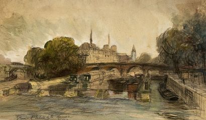 Eugène Véder (1876-1936)
Lot de quatre dessins...