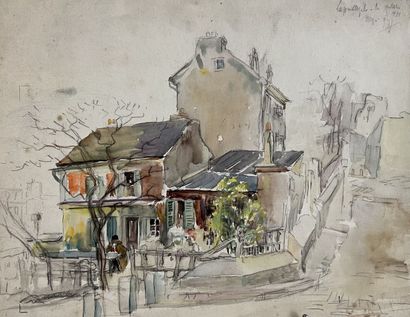 Lot de six dessins
Le coeur de la maison...