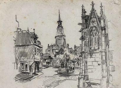 Eugène Véder (1876-1936)
Lot de six dessins...