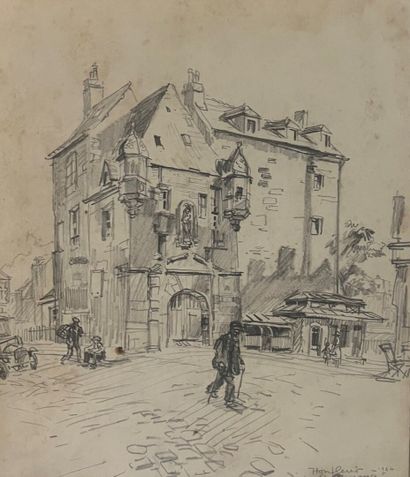 Eugène Véder (1876-1936)
Lot de onze dessins
Honfleur...