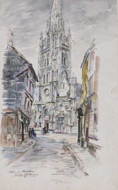 Eugène Véder (1876-1936)
Lot de onze dessins
Le...