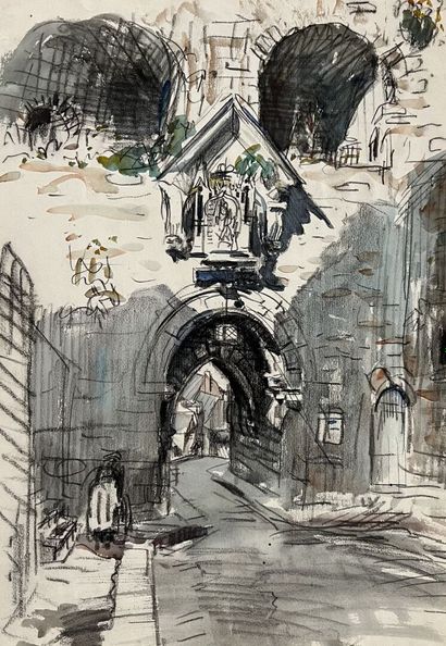 Eugène Véder (1876-1936)
Lot de six dessins...