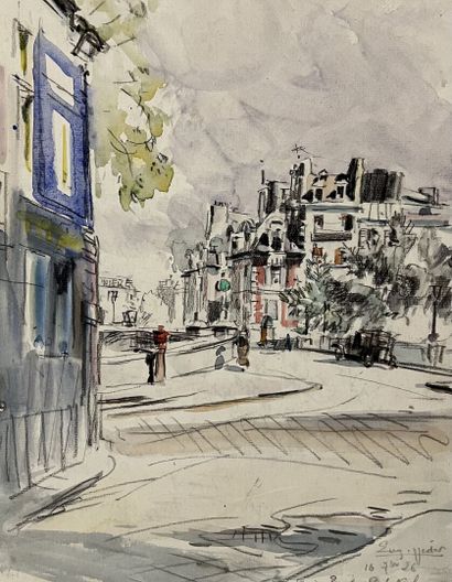 Eugène Véder (1876-1936)
Lot de six dessins...