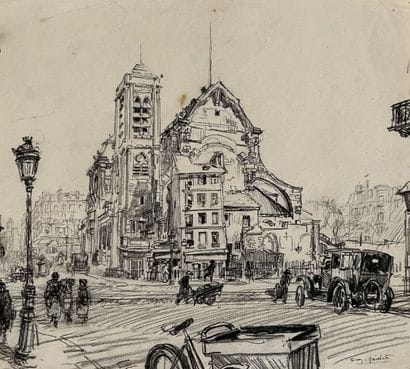 Eugène Véder (1876-1936)
Lot de 8 dessins
Paris,...