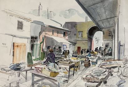 Eugène Véder (1876-1936)
Lot de trois dessins
Paris,...