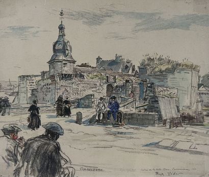 Eugène Véder (1876-1936)
Lot de six dessins
Concarneau...