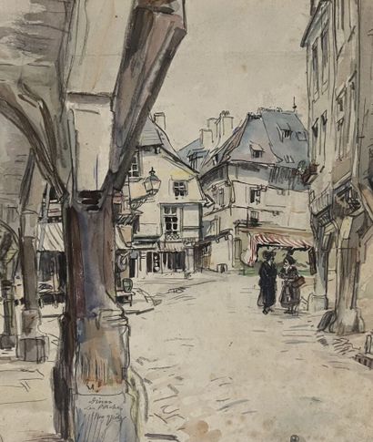 Eugène Véder (1876-1936)
Lot de cinq dessins...