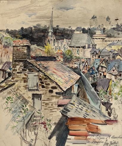 Eugène Véder (1876-1936)
Lot de onze dessins
St...