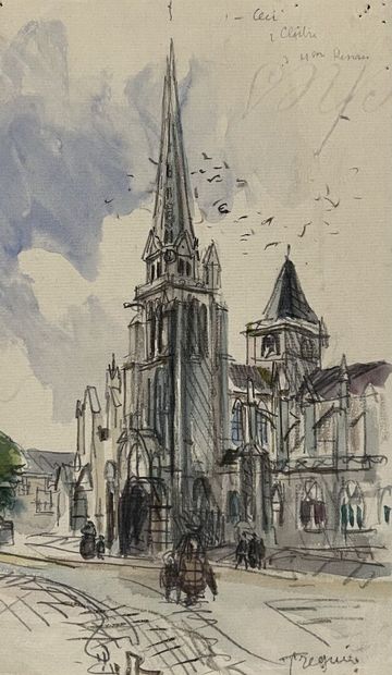 Eugène Véder (1876-1936)
Lot de six dessins...