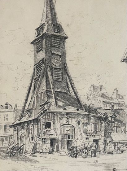 Eugène Véder (1876-1936)
Lot de 14 dessins
Bayeux,...