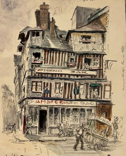 Eugène Véder (1876-1936)
Lot de onze dessins
Le...