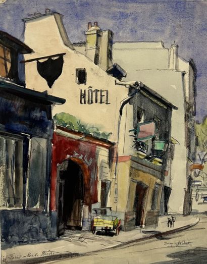 Eugène Véder (1876-1936)
Lot de cinq dessins
Le...