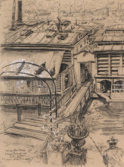 Eugène Véder (1876-1936)
Lot de quatre dessins...