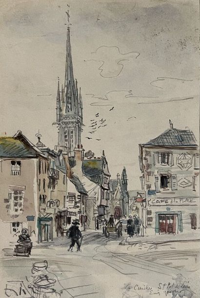 Eugène Véder (1876-1936)
Lot de onze dessins
St...