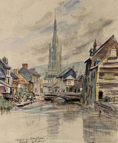 Eugène Véder (1876-1936)
Lot de onze dessins
Le...