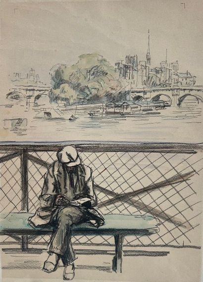 Eugène Véder (1876-1936)
Lot de 11 dessins...
