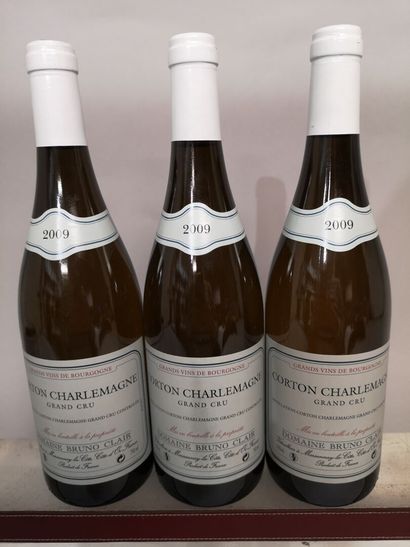 * 3 bottles CORTON CHARLEMAGNE Grand Cru...