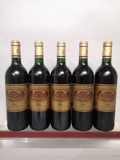 5 bottles Château BATAILLEY - 5th Gcc Pauillac...