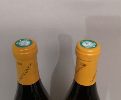 * 2 bottles CORTON CHARLEMAGNE Grand Cru...