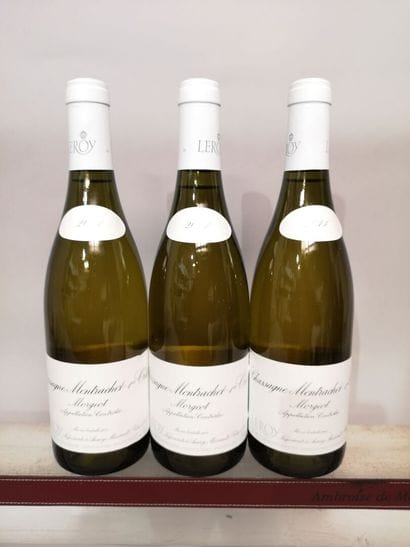 * 3 bottles CHASSAGNE MONTRACHET 1er Cru...