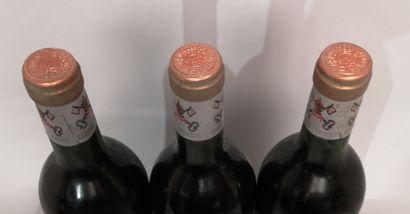 3 bottles Château PAPE CLEMENT - Pessac Leognan...