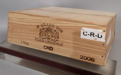 * 3 magnums Château PICHON LONGUEVILLE au...