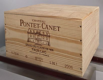 * 6 bottles Château PONTET CANET - 5th Gcc...