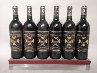 6 bottles Château du DOMAINE de L'EGLISE...