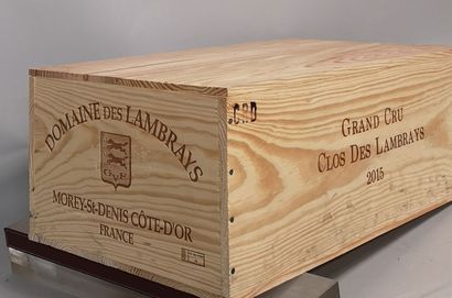 * 12 bottles CLOS des LAMBRAYS Grand Cru...