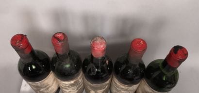 5 bottles Château COUFFRAN 1962 - Haut Medoc...