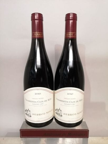 * 2 bottles CHAMBERTIN Grand Cru - 