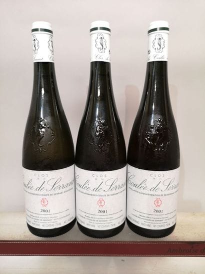 * 3 bottles CLOS de La COULEE DE SERRANT...