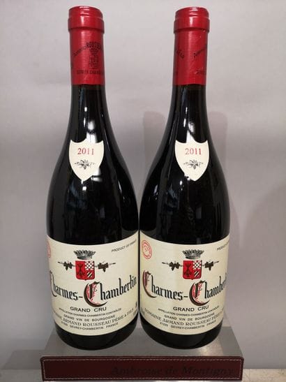 * 2 bottles CHARMES CHAMBERTIN Grand Cru...