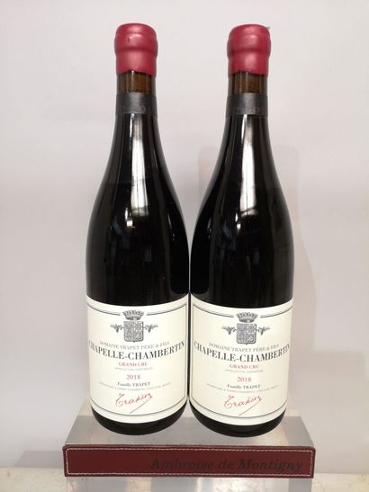 * 2 bottles CHAPELLE CHAMBERTIN Grand Cru...