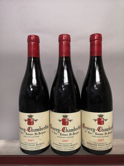 * 3 bottles GEVREY CHAMBERTIN 1er Cru 