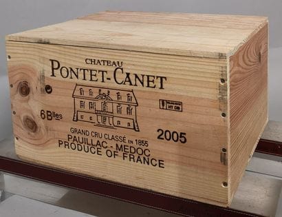 * 6 bottles Château PONTET CANET - 5th Gcc...