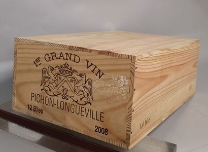 * 12 bottles Château PICHON LONGUEVILLE au...
