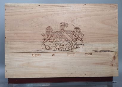 * 6 bottles Château COS D'ESTOURNEL - 2nd...